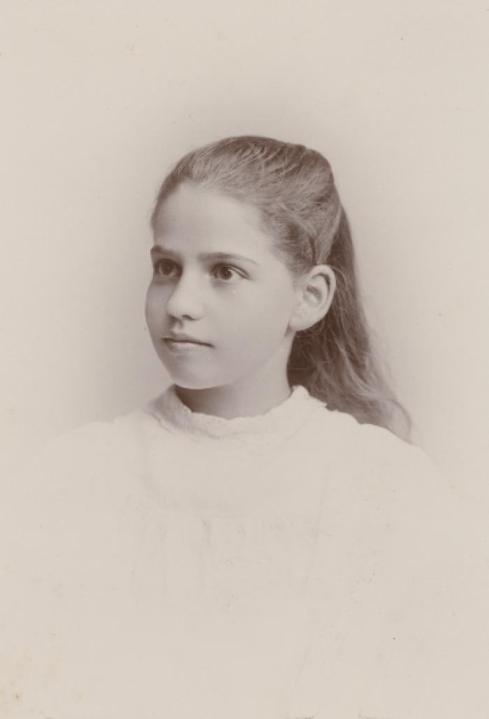Edith C. Ribble Maves, as a girl