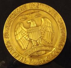 American Institute of Certified Public Accountants Gold Coin, 1954