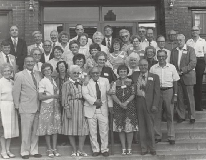Saint Peter High School Class of 1939 reunion, 1984.