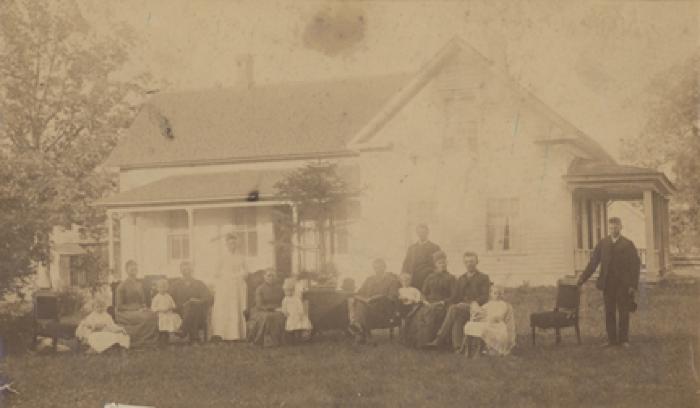 The Hans Christian Hanson and Johanna Hovlund Hanson family