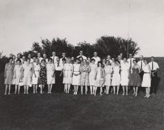 Saint Peter High School Class of 1939 reunion, 1964.