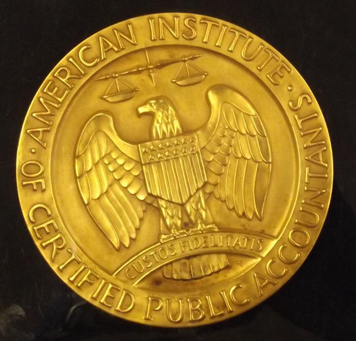 American Institute of Certified Public Accountants Gold Coin, 1954