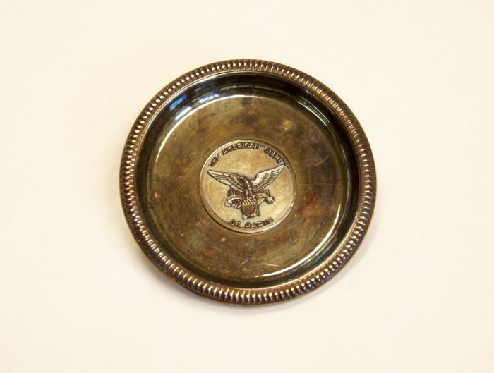 American Club of Paris Ashtray, 1969