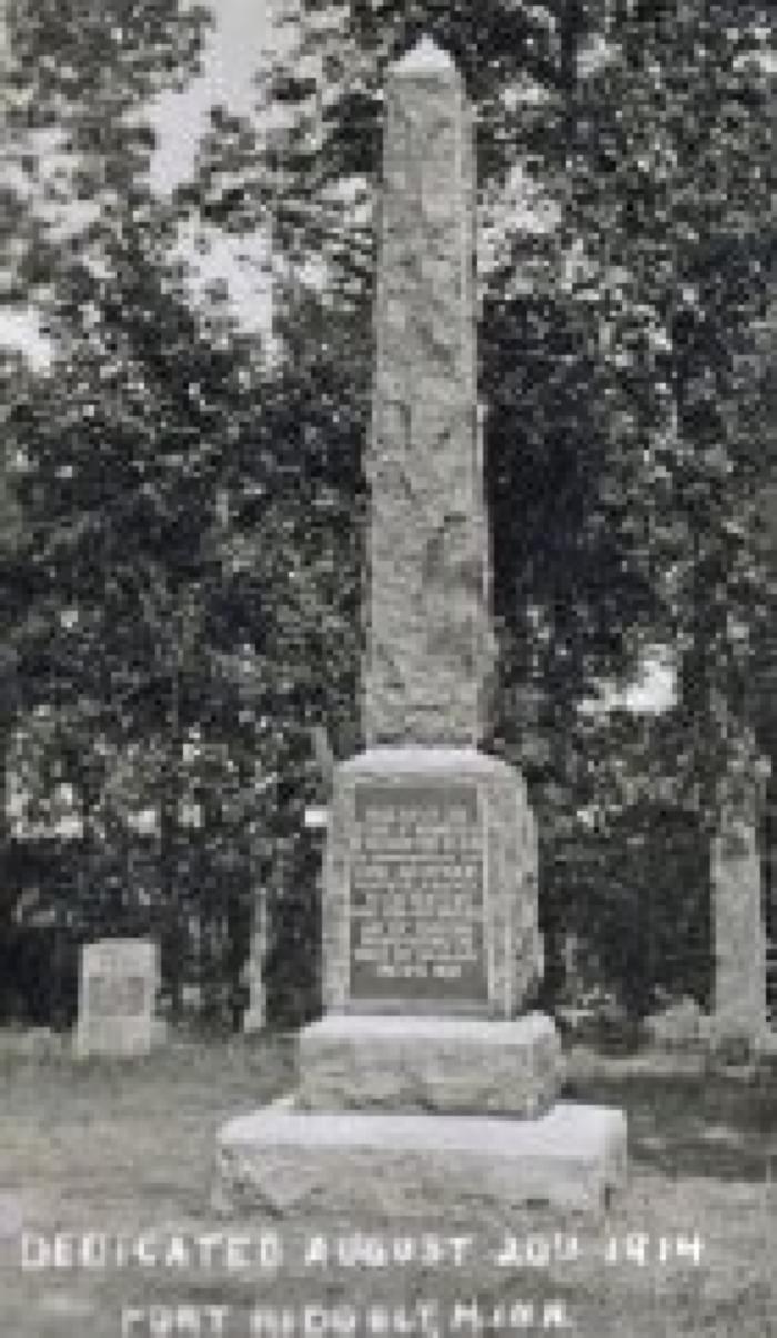 Chippewa monument at Ft. Ridgely