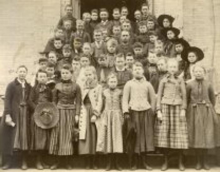 School Students in 1889