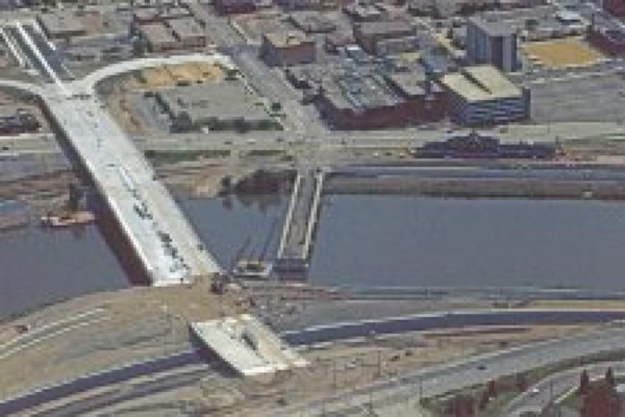 Veterans Bridge Aerial Photo