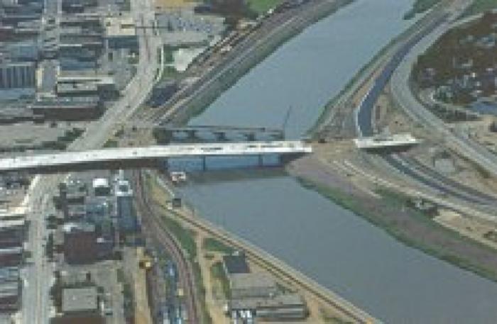 Veterans Bridge Aerial Photo