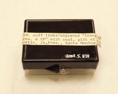 Box for 1969 Inauguration cuff links