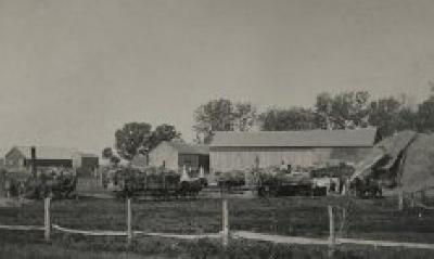 Threshing Grain