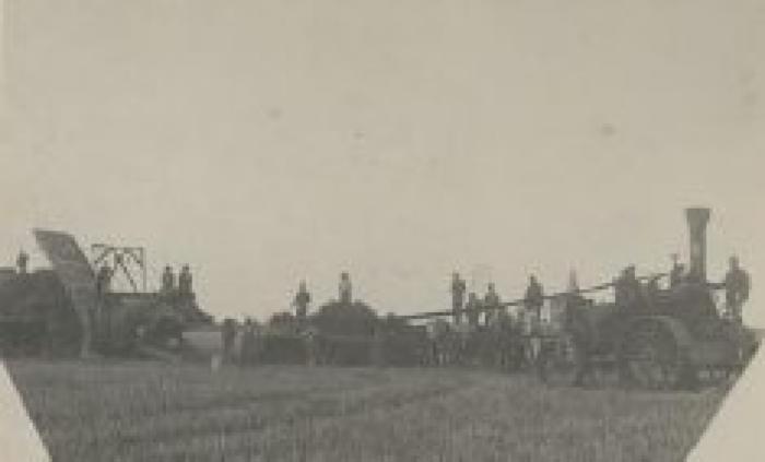 Threshing Machine and Steam Engine