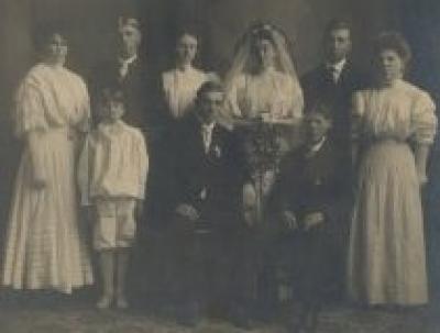 Henry and Hilma Hanson Wedding