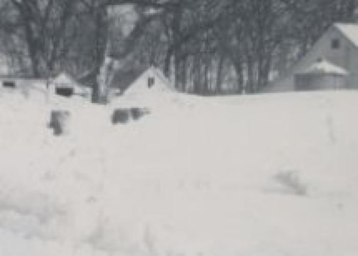 Snow Banks on the Merlyn Lokensgard Farm