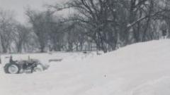 Plowing Snow on the Merlyn Lokensgard Farm