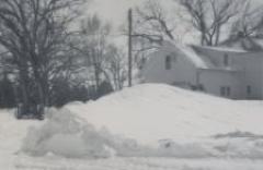 Snow Banks on the Merlyn Lokensgard Farm