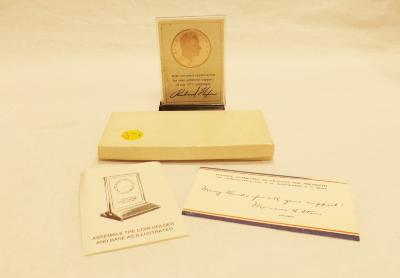 Bronze Presidential Commemorative Coin, 1972