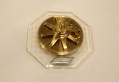 Brass Model of a Hydroelectric Generator, 1970