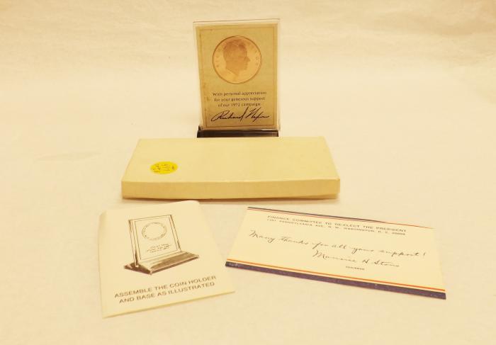 Bronze Presidential Commemorative Coin, 1972