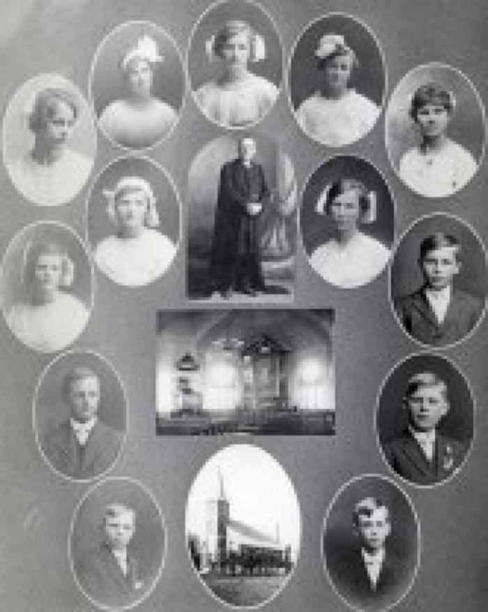 1916 Bernadotte Lutheran Confirmation