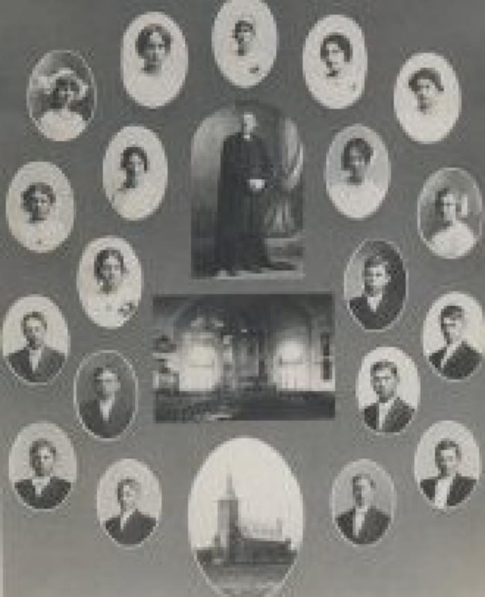 1914 Bernadotte Lutheran Confirmation