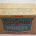 Cardboard Shipping Box - Jacob Ries Bottling Works, Inc., "Rock Spring" Bottled Water, Shakopee