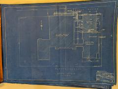 Blueprints for the Glenwood High School 1946 Addition 