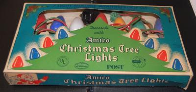 Christmas Lights, Shakopee, 1950