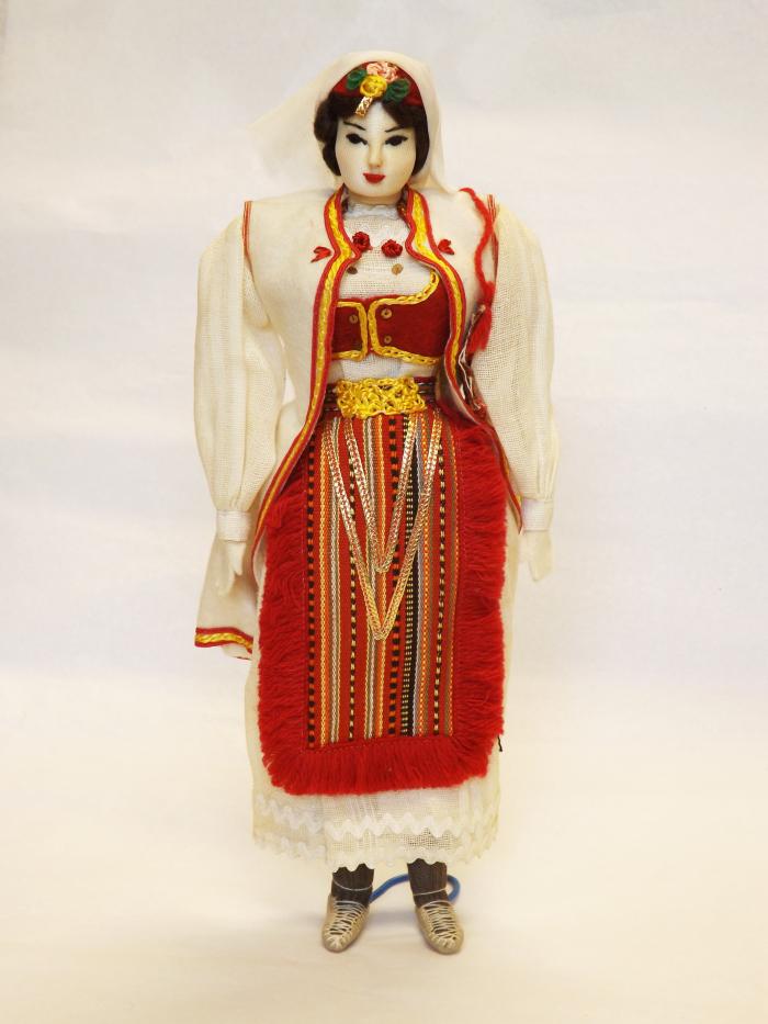 Cloth Doll with Serbian Costume, 1970