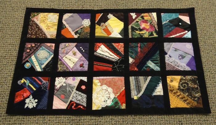 Crazy Quilted Wall Hanging