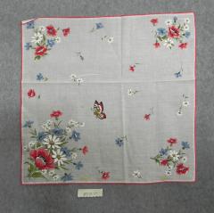 Handkerchief, bouquet and butterfly