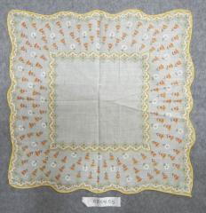 Handkerchief, tulips