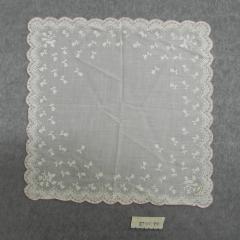 Handkerchief,  pink edge
