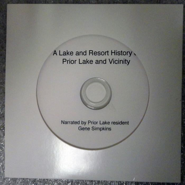 DVD - Prior Lake Lake & Resort History, 1999