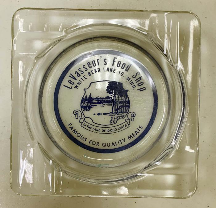 LeVasseur's Food Shop advertising ashtray