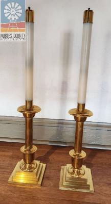 Pair of Candlesticks  - Zion Lutheran Church Adrian