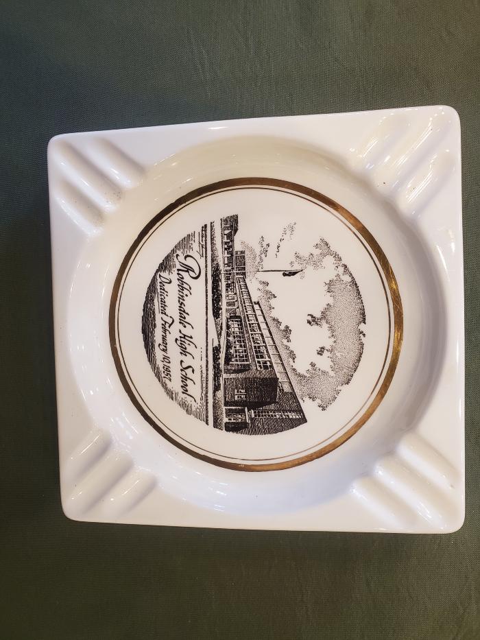 Ashtray Commemorating Robbinsdale High School, 1957