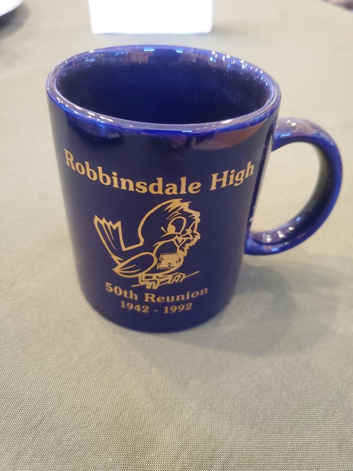 Coffee Mug for Robbinsdale High School 50th Reunion, 1992
