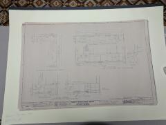 Blueprints for the Glenwood High School 1964 Science Classroom Update