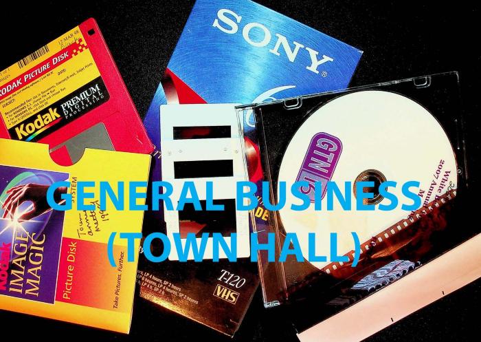 General Business (Town Hall)