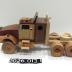 Toy, Semi tractor and trailer