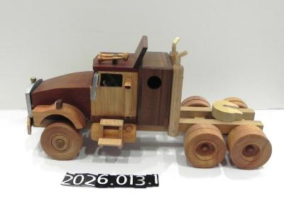 Toy, Semi tractor and trailer