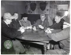 Hardy Dozen members playing cards