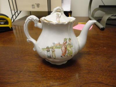Girl's Teapot, Blakeley, 1850