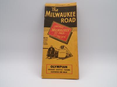 Passenger train schedule, Milwaukee Road