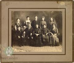 Ole and Carrie Overby Family