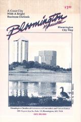 Map, City of Bloomington 1987
