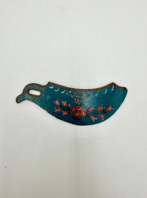 Painted Wooden Whacking Knife: Dollhouse Furnishing