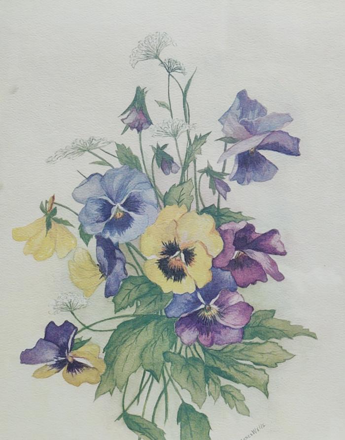Print: Pansies