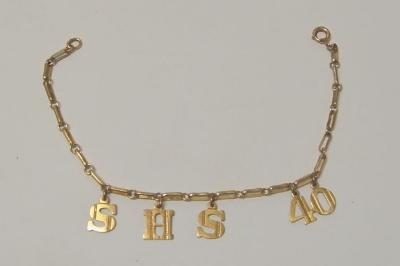 Gold Bracelet from Shakopee High School, Shakopee, 1940