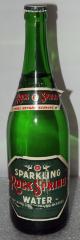 Green Glass Bottle, Rock Spring, Jacob Ries Bottling Works, 1950