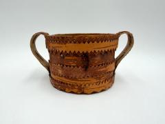 Birch Bark Bowl with Handles: Bowl